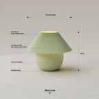 Maia Lamp - Matcha Green