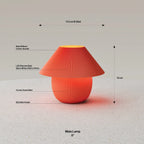 Maia Lamp - Scarlet