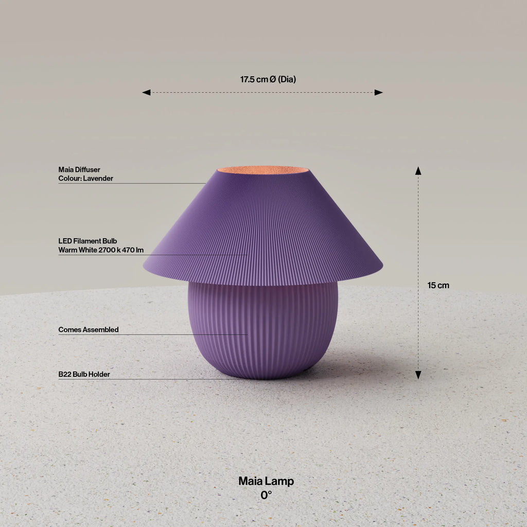 Maia Lamp - Lavender